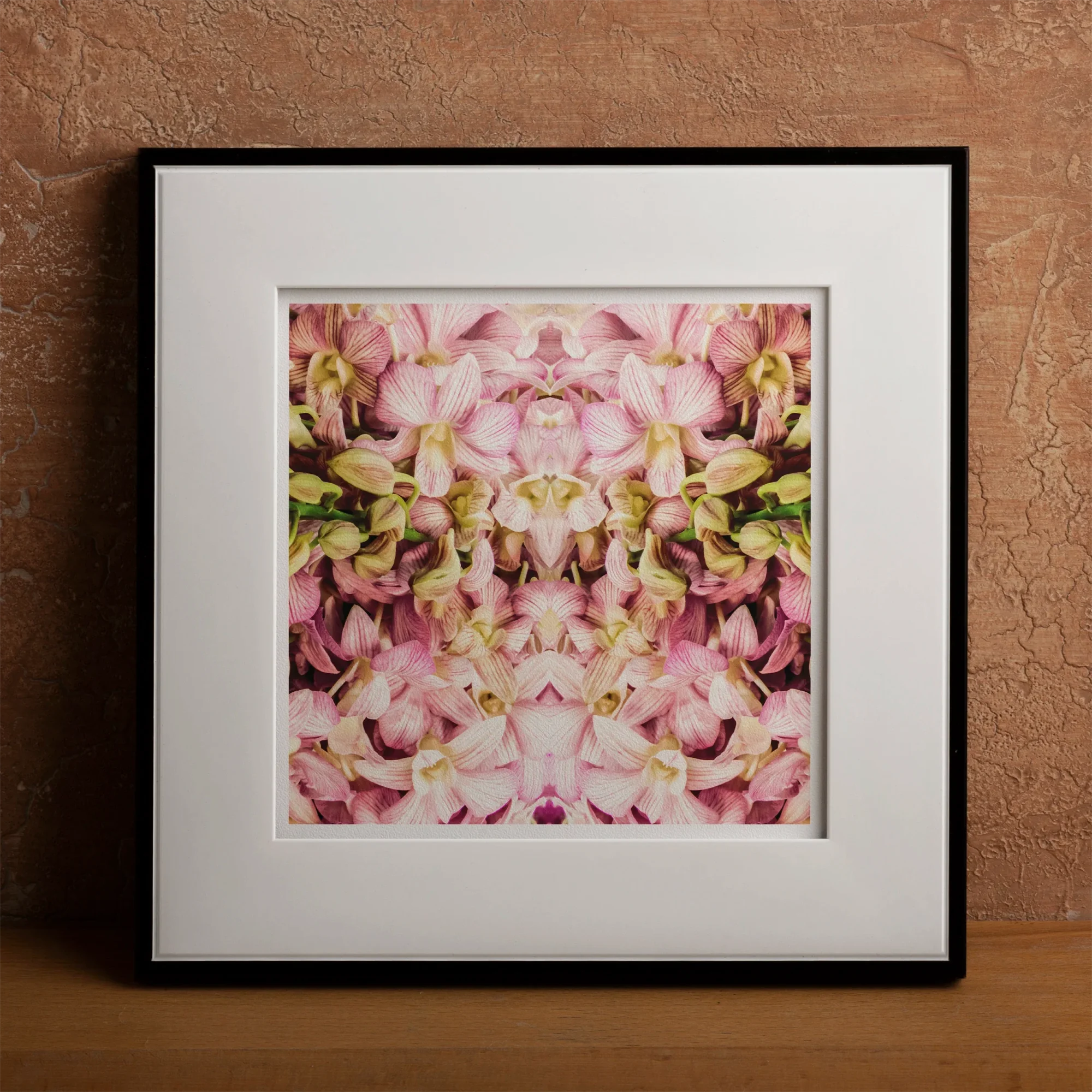 Think Pink - Kaleidoscopic Orchid Art Print Posters Prints & Visual Artwork