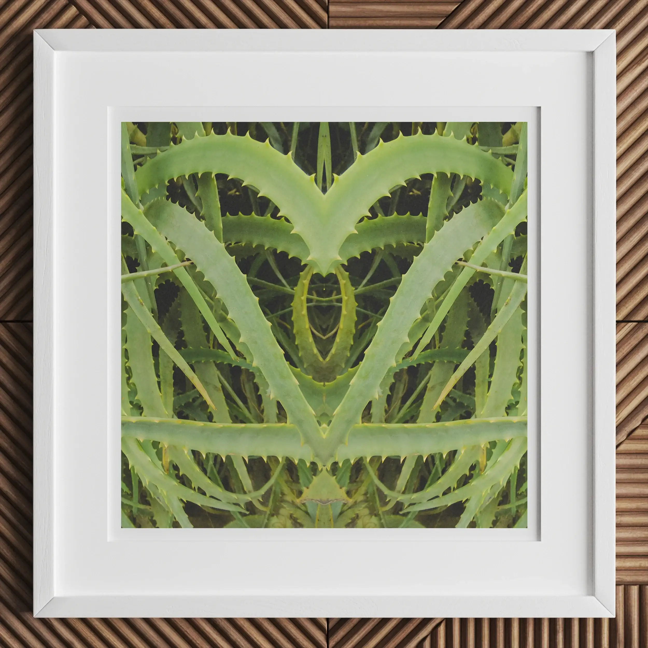 Spiked - Trippy Aloe Vera Botanical Photography Art Print Posters Prints & Visual Artwork