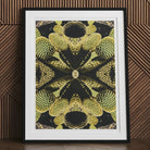 Life on Mars - Trippy Botanical Op Art Print Posters Prints & Visual Artwork