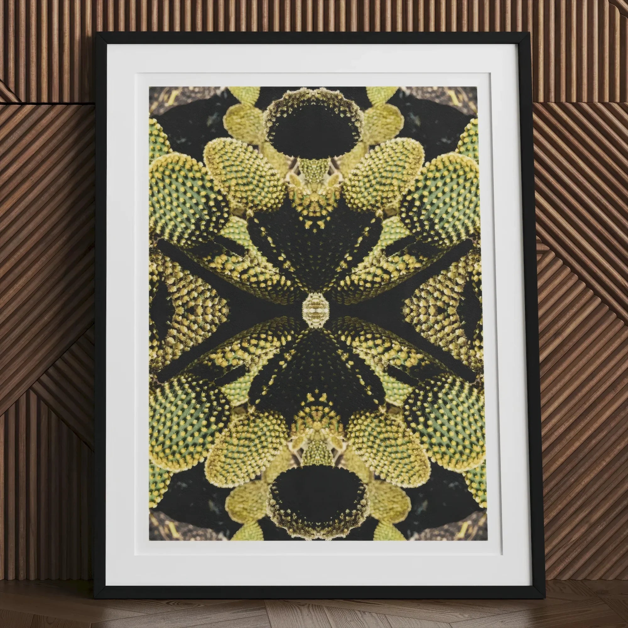 Life on Mars - Trippy Botanical Op Art Print Posters Prints & Visual Artwork