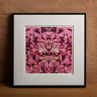 Tickled Pink - Fuschia Orchid Op Art Print Posters Prints & Visual Artwork