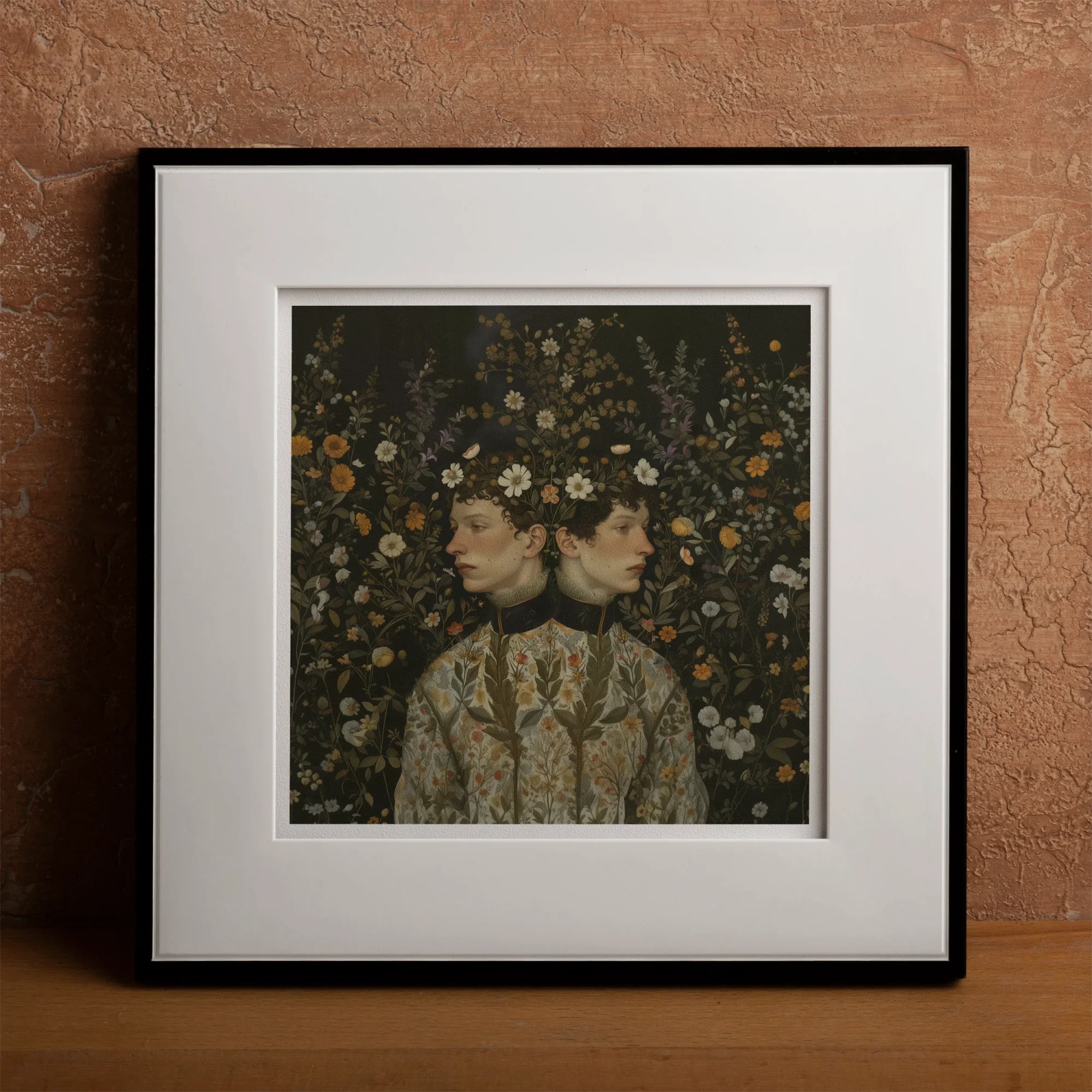 Harold & Claude - Netherlandish Gay Twins Art Print Posters Prints Visual Artwork