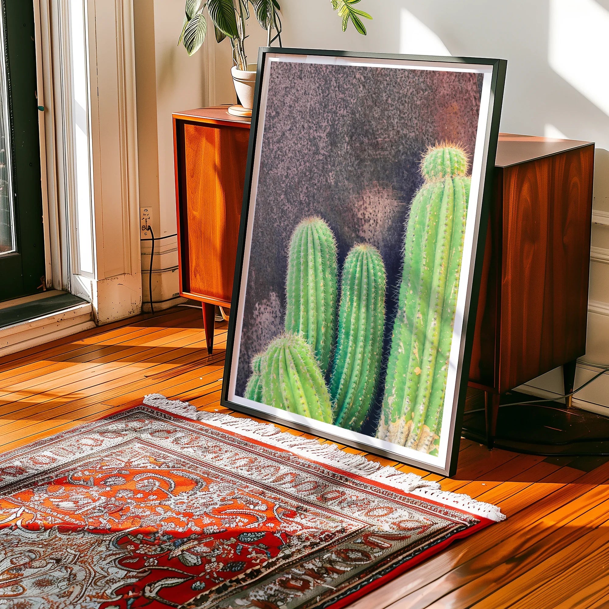 Family Affair - Modern Cactus Art Print Posters Prints & Visual Artwork