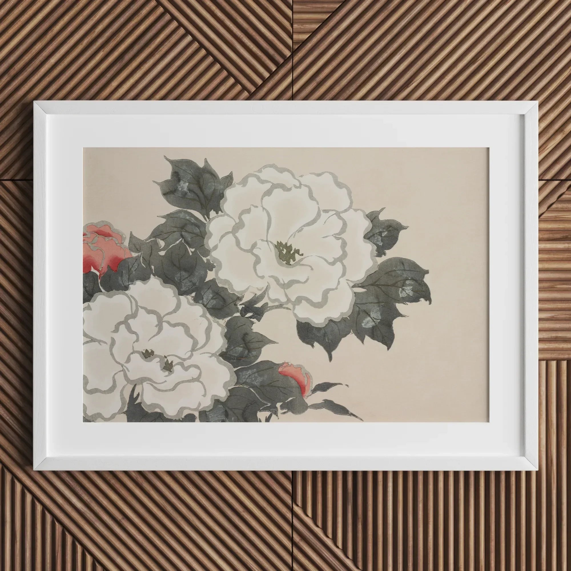 Flowers from Momoyogusa - Kamisaka Sekka Art Print Posters Prints & Visual Artwork