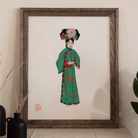 Noblewoman - Qing Dynasty Manchu Fashion Art Print Posters Prints & Visual Artwork