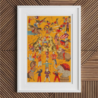 Daikyokubam Japanese Circus - Edo Era Art Print Posters Prints & Visual Artwork