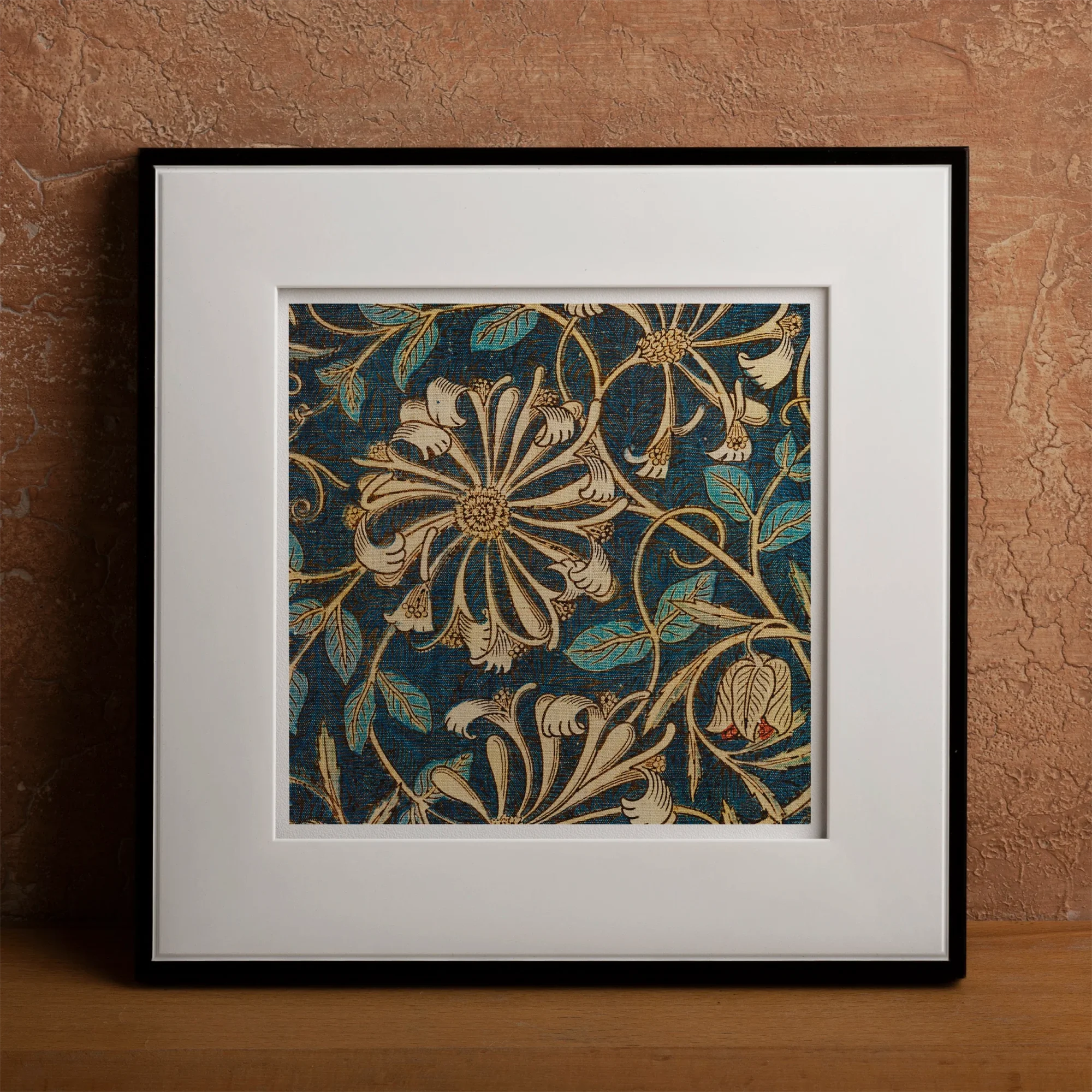 Honeysuckle 3 - William Morris Floral Art Print Posters Prints & Visual Artwork