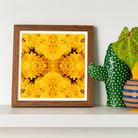 Gold Rush - Chrysanthemum Op Art Print Posters Prints & Visual Artwork