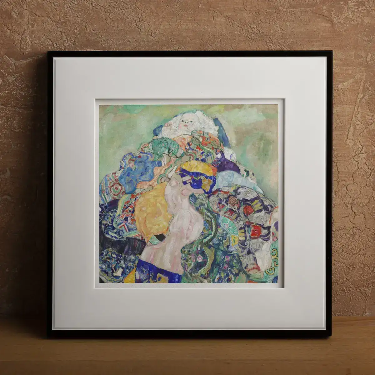 Tableau encadré de Gustav Klimt mettant en valeur le style de la Sécession viennoise et l'influence d'Adele Bloch-Bauer.