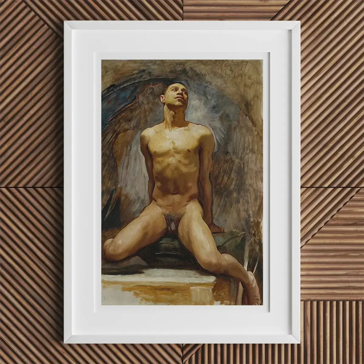 Dipinto di nudo maschile di John Singer Sargent presentato nell'articolo Taboo Strokes