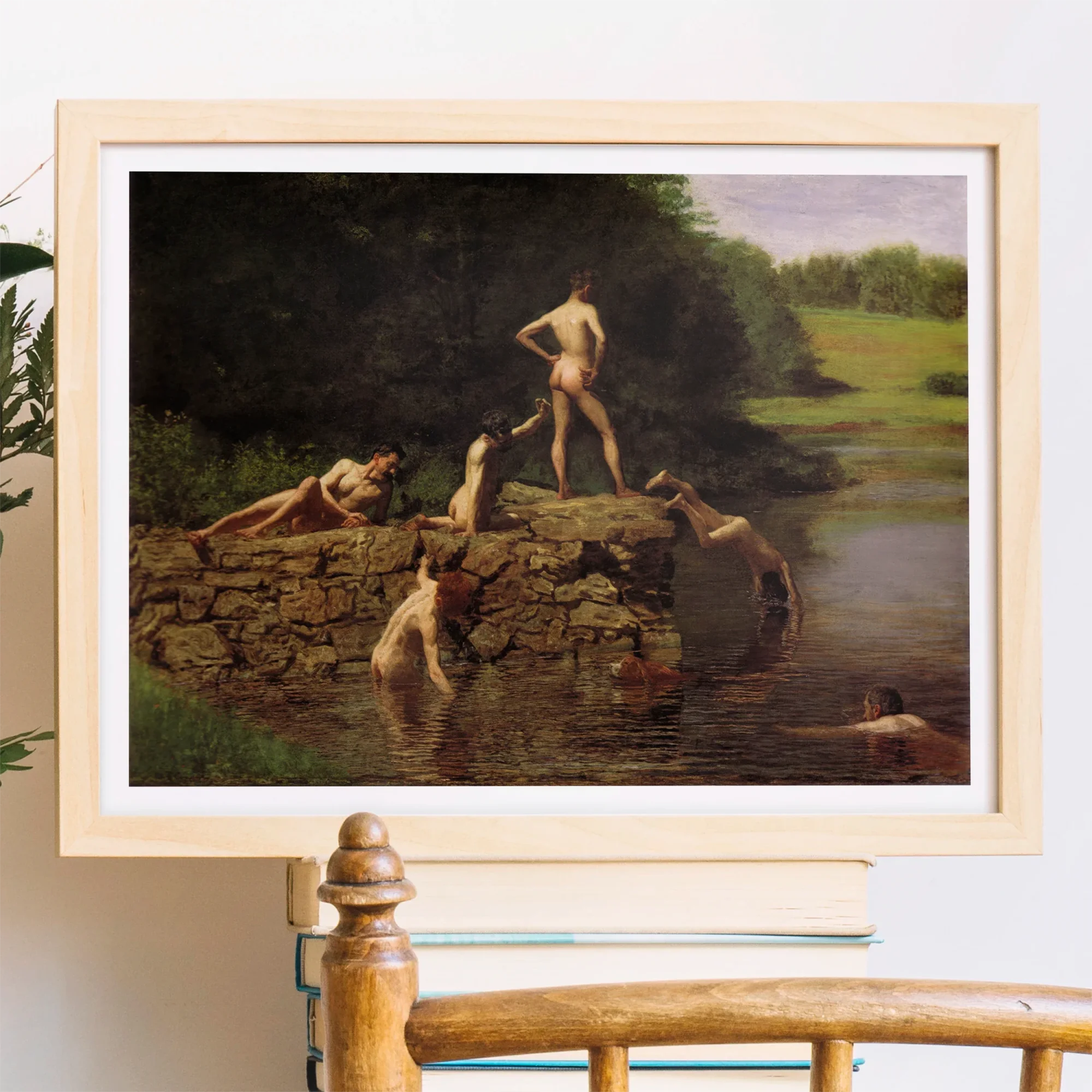 Swimming Hole - Thomas Eakins Art Print Posters Prints & Visual Artwork