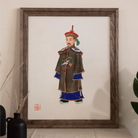 Nobleman - Qing Dynasty Manchu Fashion Art Print Posters Prints & Visual Artwork