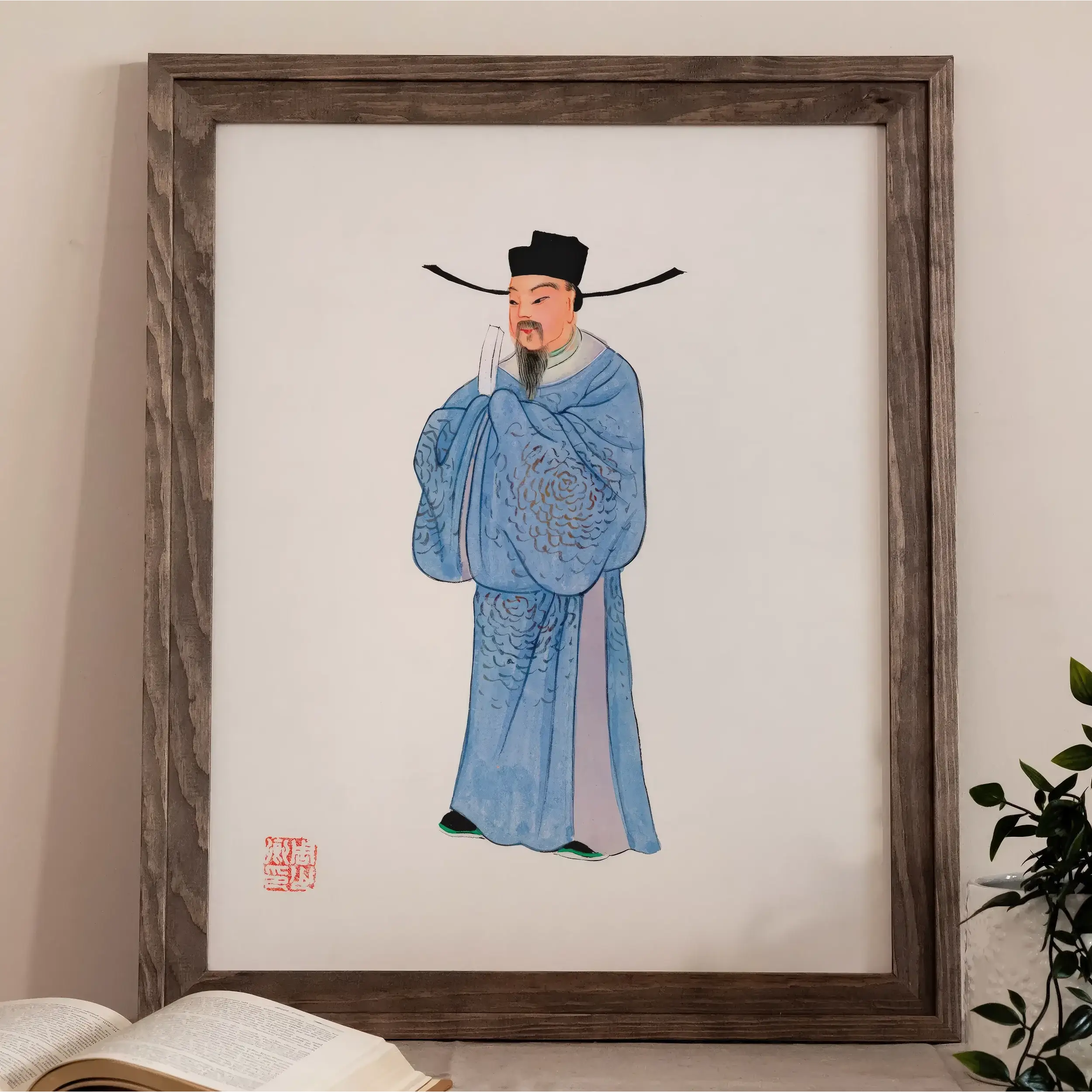 Official - Qing Dynasty Manchu Fashion Art Print Posters Prints & Visual Artwork