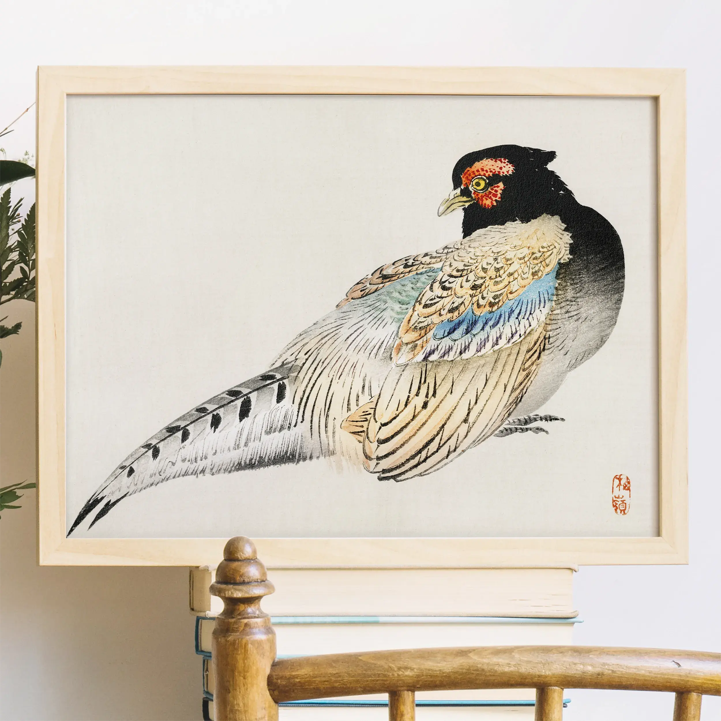 Peregrine Falcon - Kōno Bairei Bird Art Print Posters Prints & Visual Artwork