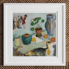 Ghost in the House Stalls - August Macke Art Print Posters Prints & Visual Artwork