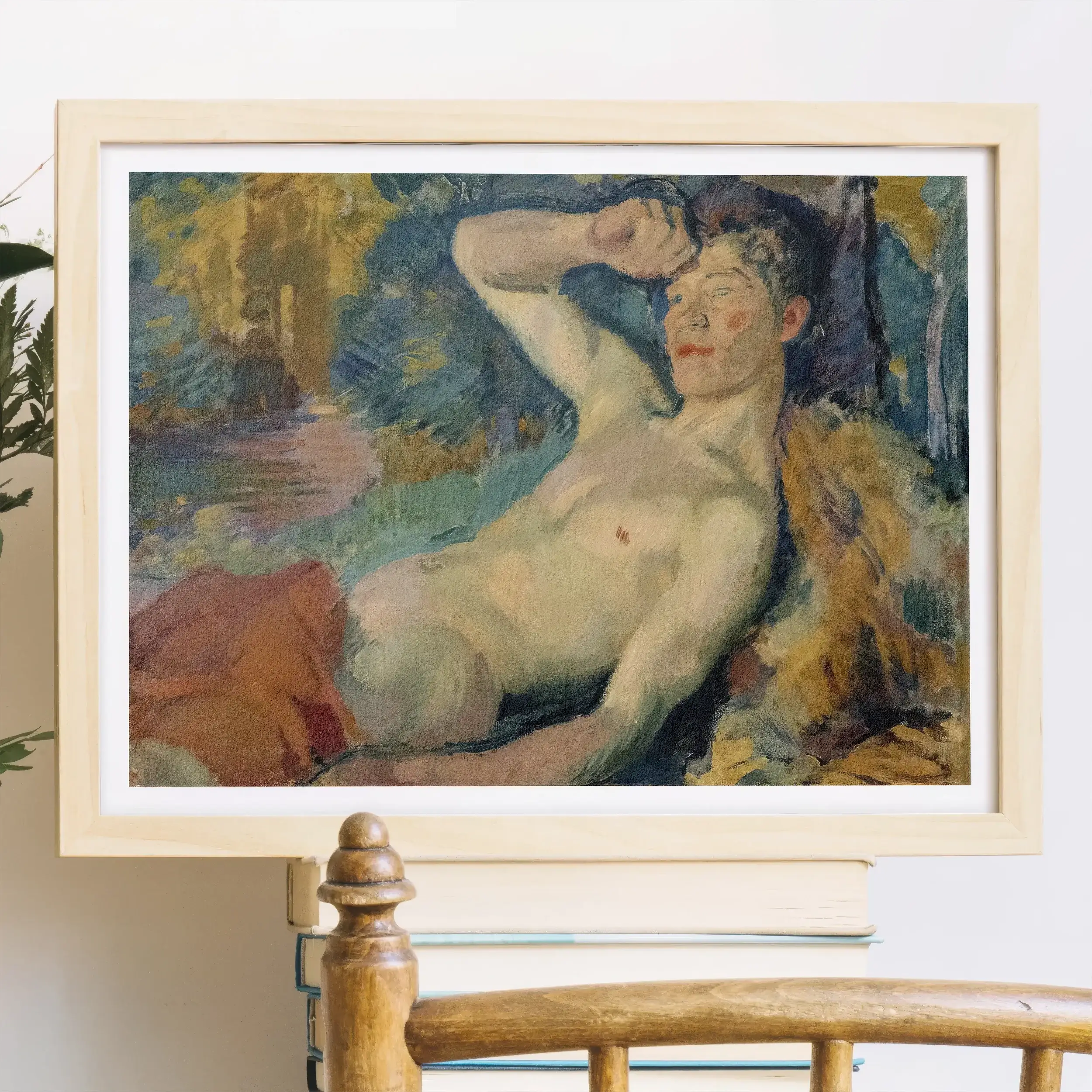 Awakening Faun - Magnus Enckell Homosexual Art Print Posters Prints & Visual Artwork