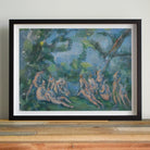 The Bathers - Paul Cezanne Impressionist Art Print Posters Prints & Visual Artwork