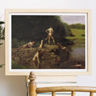 Swimming Hole - Thomas Eakins Art Print Posters Prints & Visual Artwork