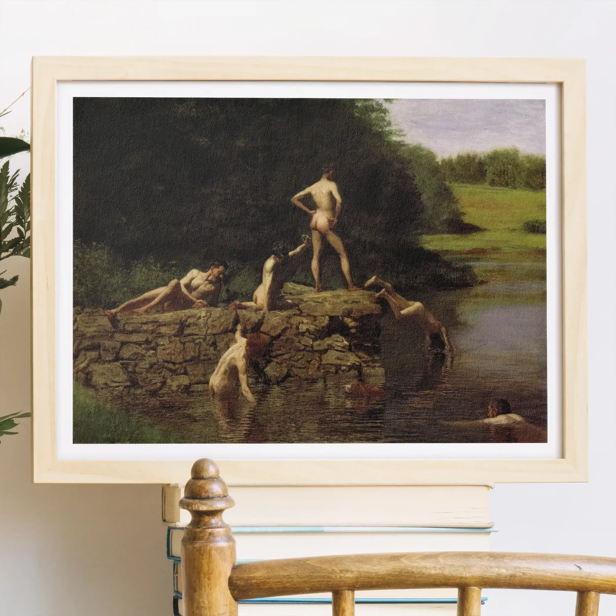 Swimming Hole - Thomas Eakins Art Print Posters Prints & Visual Artwork