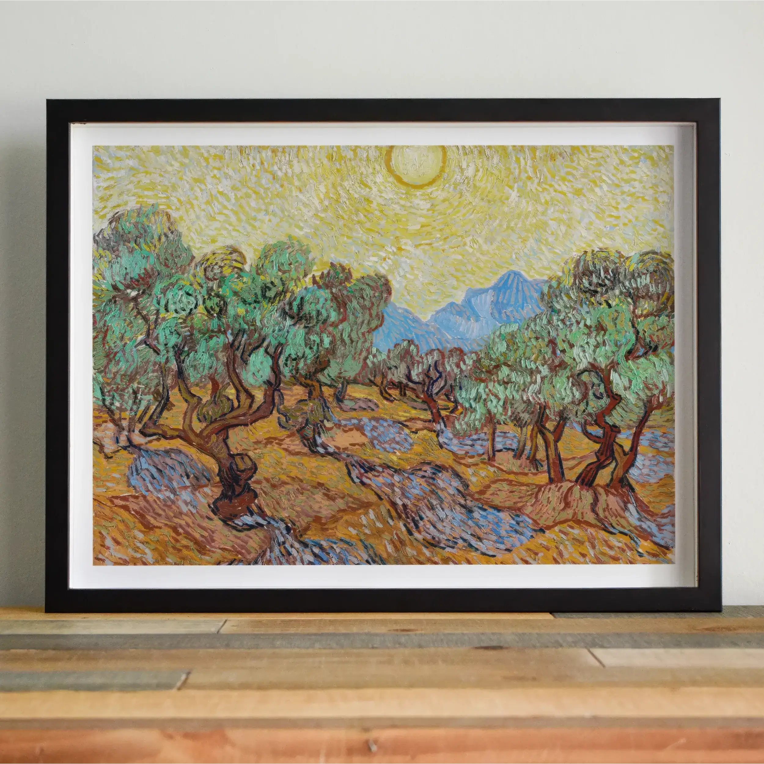 Olive Trees too - Vincent Van Gogh Post-impressionism Art Print Posters Prints & Visual Artwork