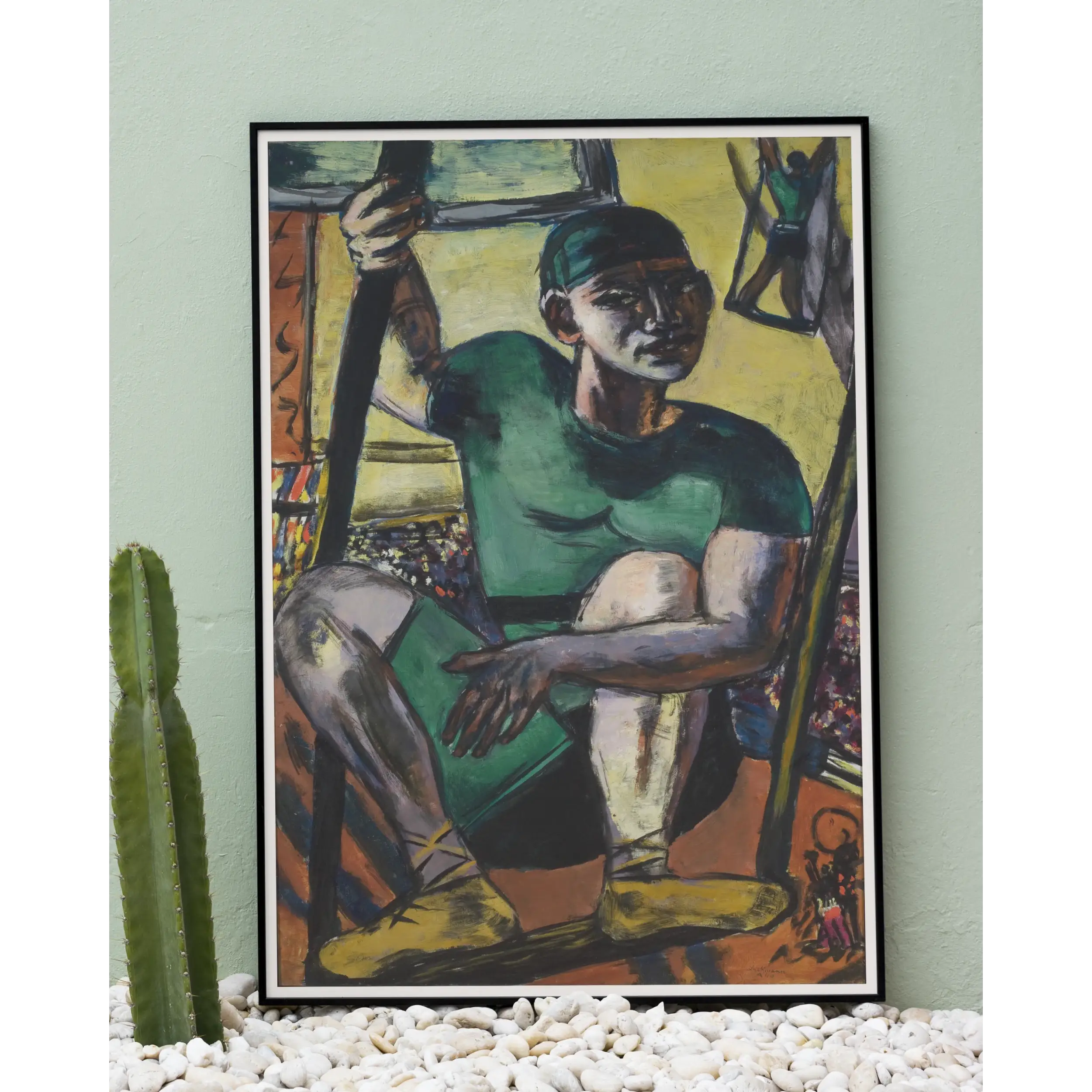 Acrobat on the Trapeze - Max Beckmann Art Print Posters Prints & Visual Artwork