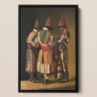 Dervishes in Festive Attire - Vasily Vereshchagin Framed Canvas Posters Prints & Visual Artwork