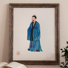 Grand Master - Qing Dynasty Manchu Fashion Art Print Posters Prints & Visual Artwork