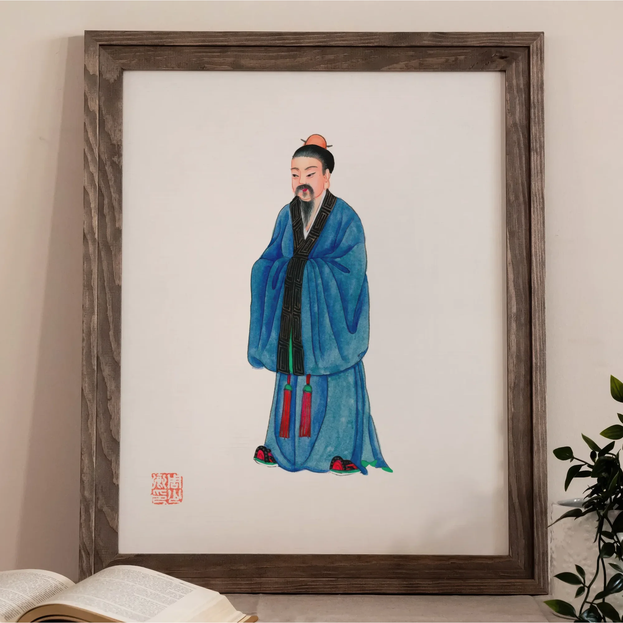 Grand Master - Qing Dynasty Art Print Posters Prints & Visual Artwork