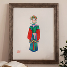 Imperial Princess - Qing Dynasty Manchu Fashion Art Print Posters Prints & Visual Artwork