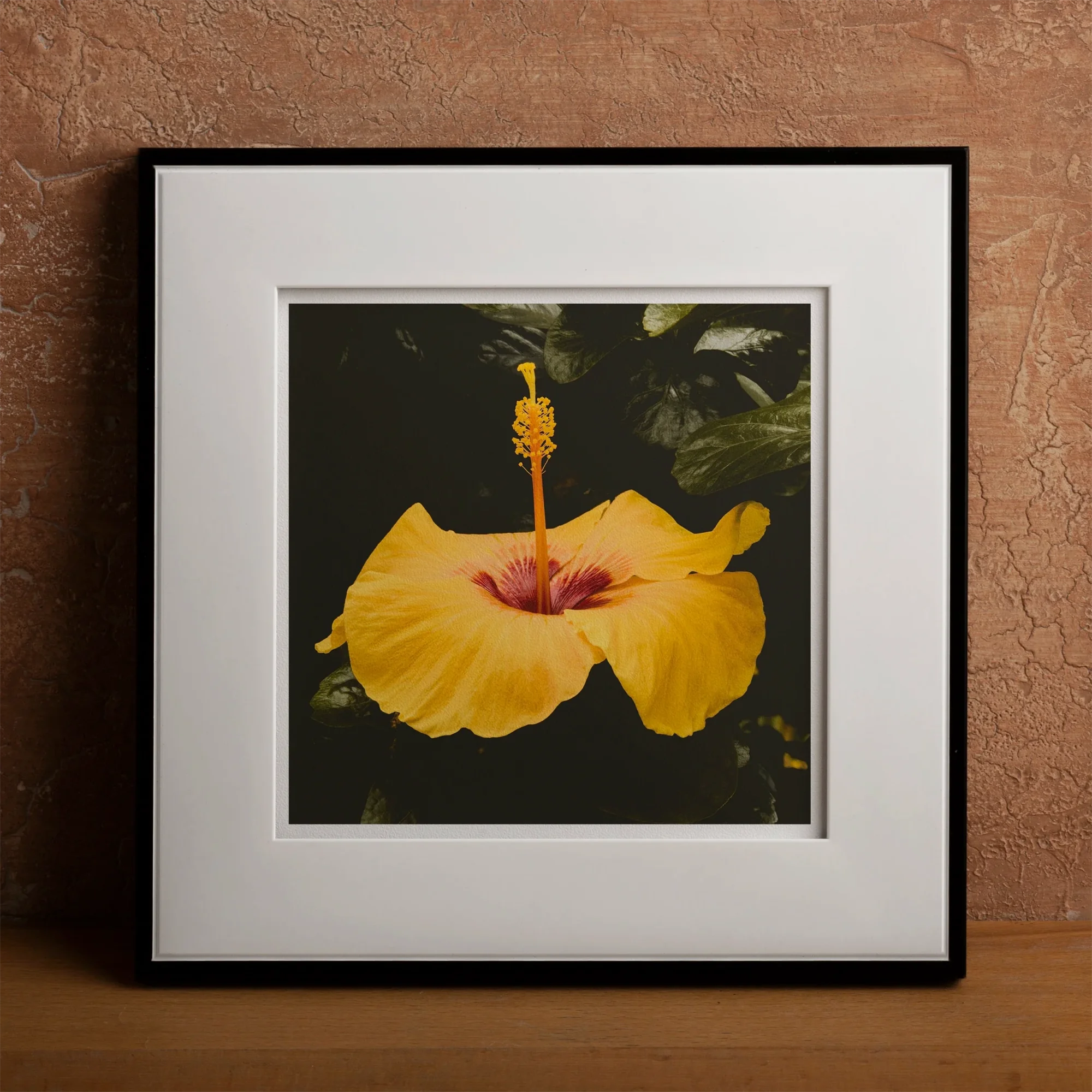 For Sita - Yellow Hibiscus Hoi an Art Print Posters Prints & Visual Artwork