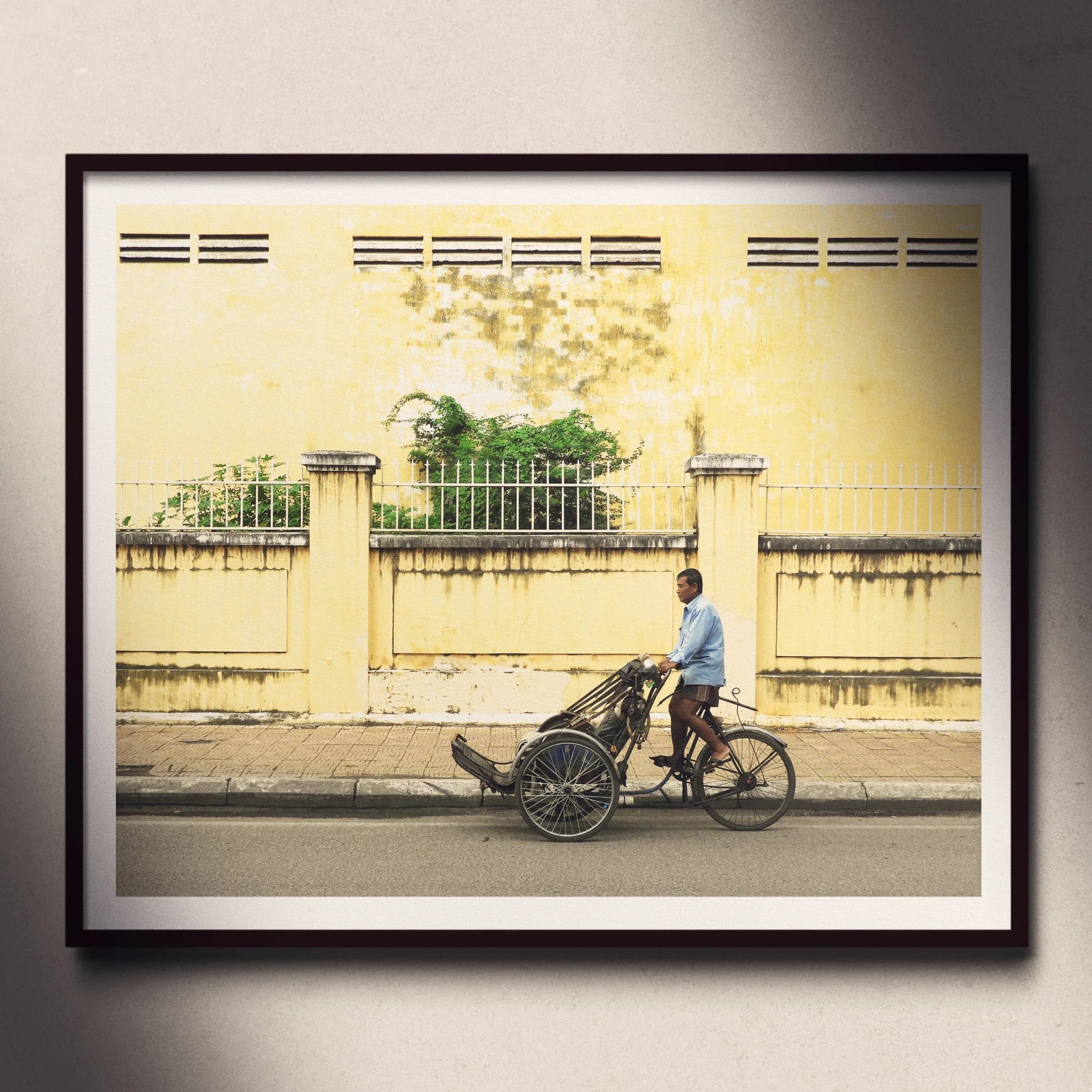 Easy Rider - Phnom Penh Street Photography Art Print Posters Prints & Visual Artwork