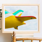 Flying High 2 - Amusement Park Airplane Art Print Posters Prints & Visual Artwork