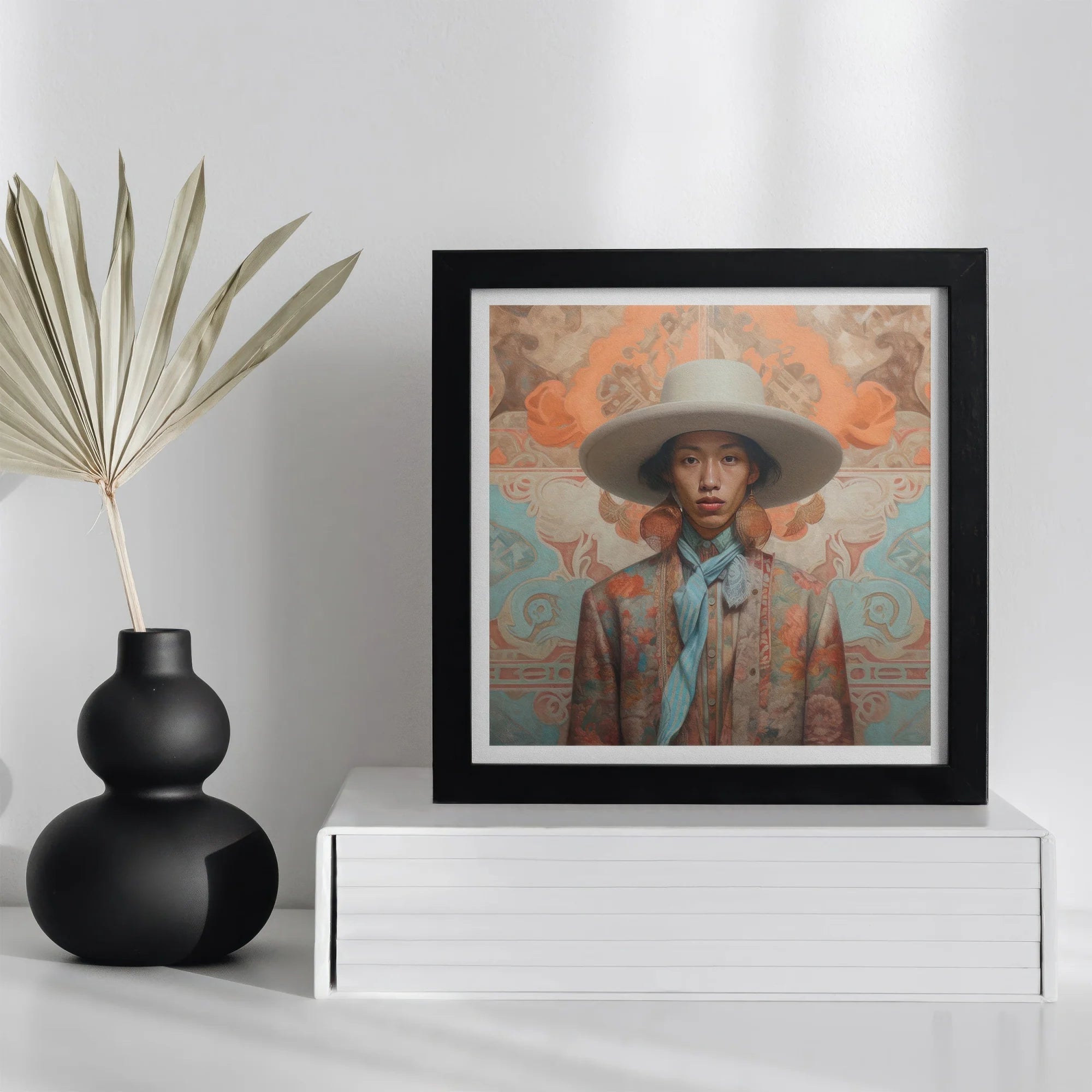 Iyaan - Gay Malay Cowboy Dandy Art Print Posters Prints & Visual Artwork