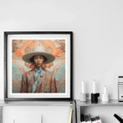 Iyaan - Gay Malay Cowboy Dandy Art Print Posters Prints & Visual Artwork