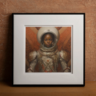 Ava - Black Lesbian Astronaut Art Print Posters Prints & Visual Artwork