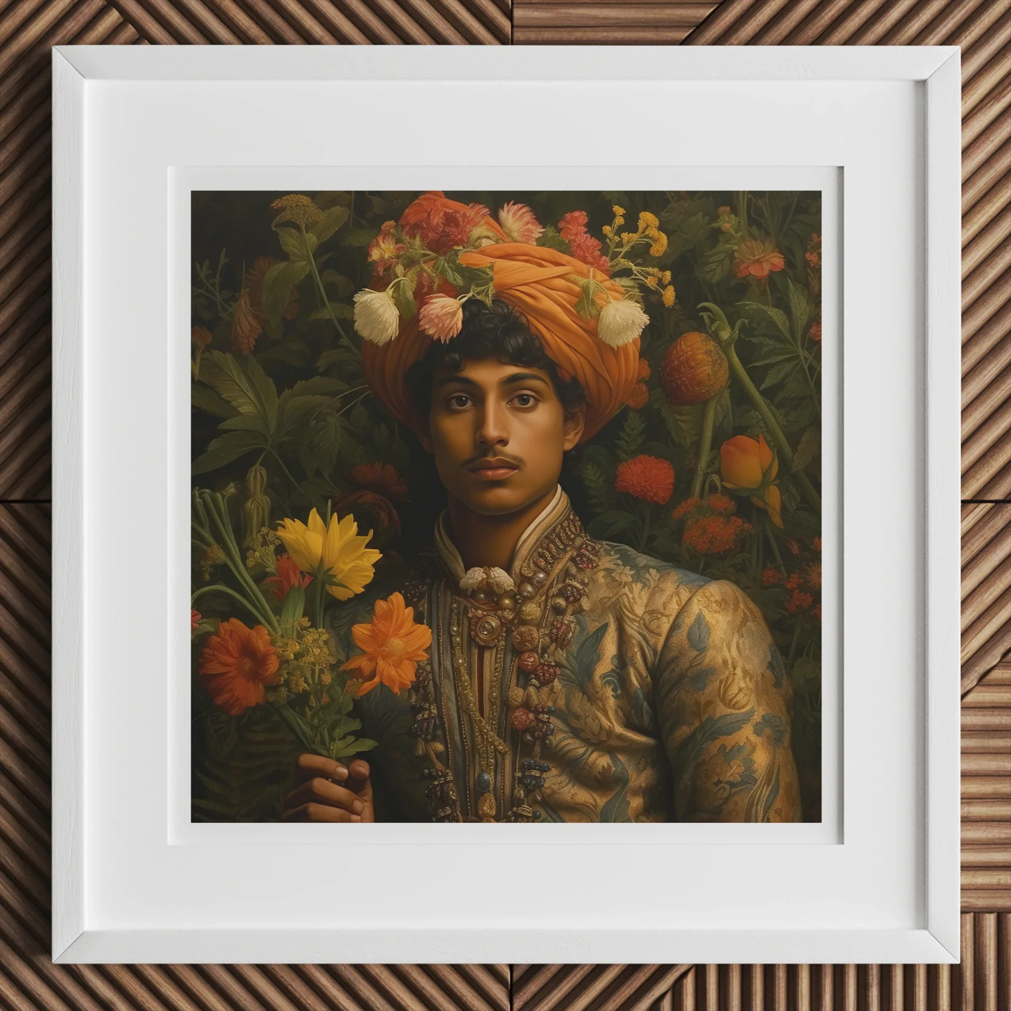 Prince Rajanikanta - Indian Gay Royalty Baroque Art Print Posters Prints & Visual Artwork