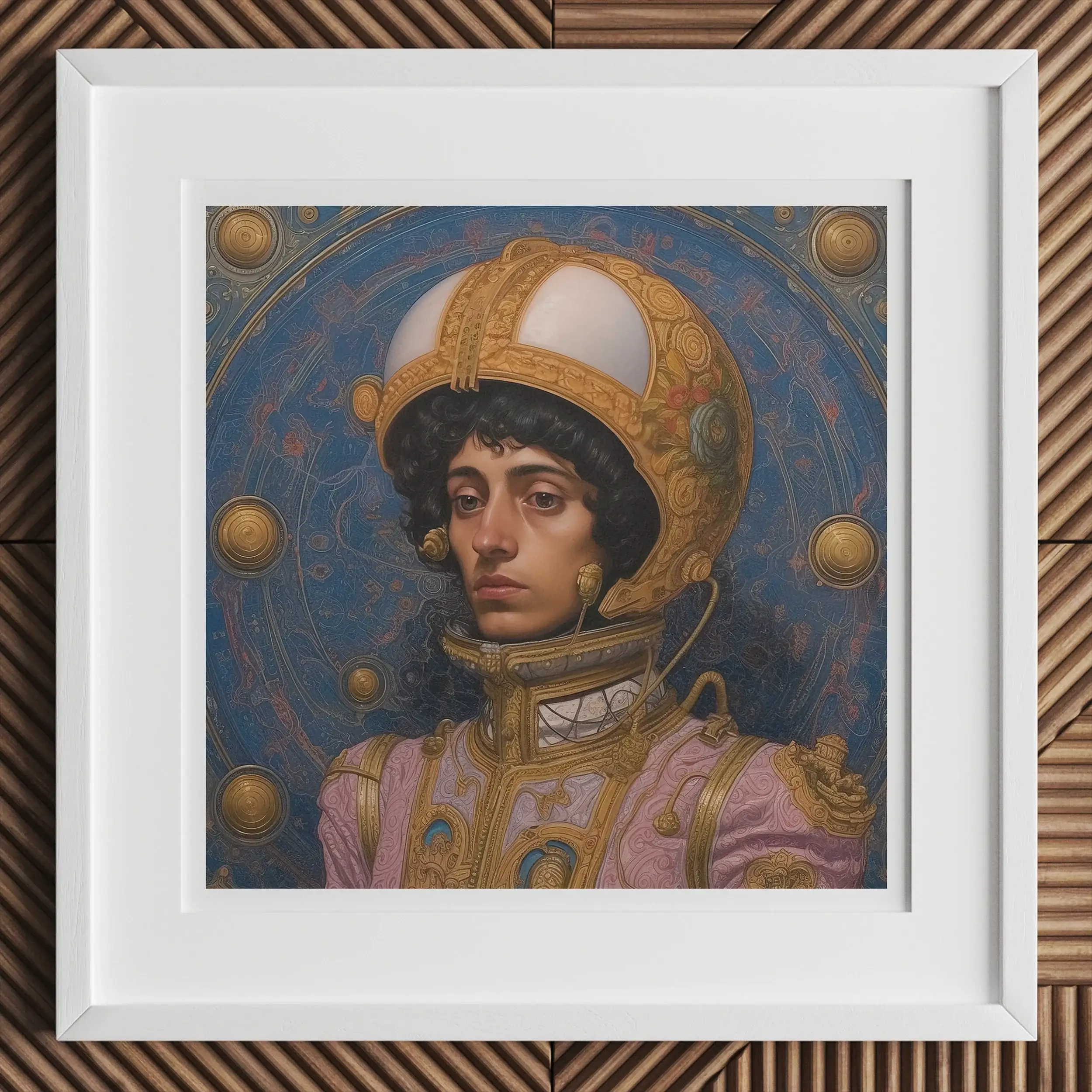 Samir - Gay Muslim Astronaut Aesthetic Art Print Posters Prints & Visual Artwork