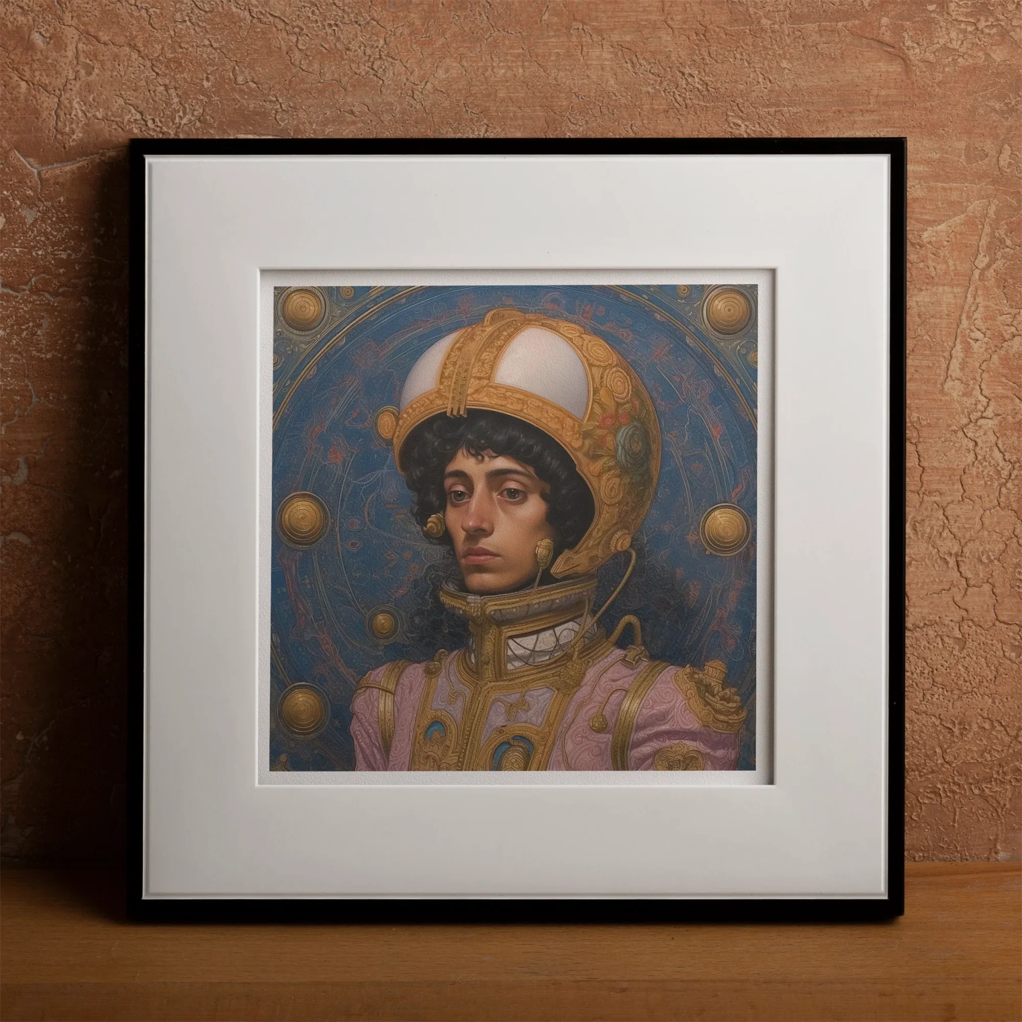 Samir - Gay Muslim Astronaut Art Print Posters Prints & Visual Artwork