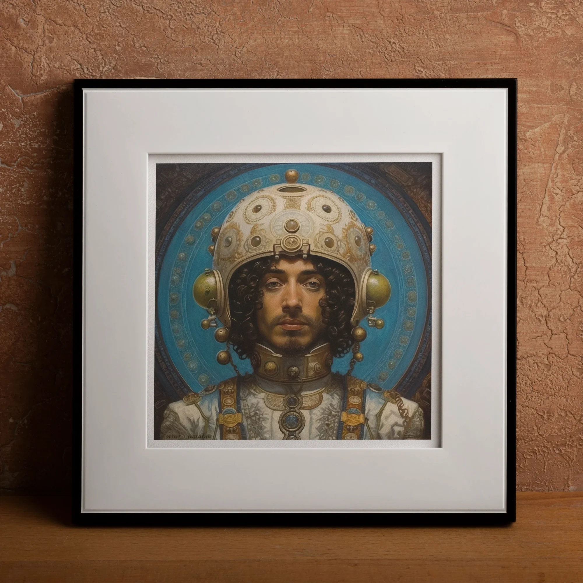 Mehdi - Gay Arabic Astronaut Art Print Posters Prints & Visual Artwork