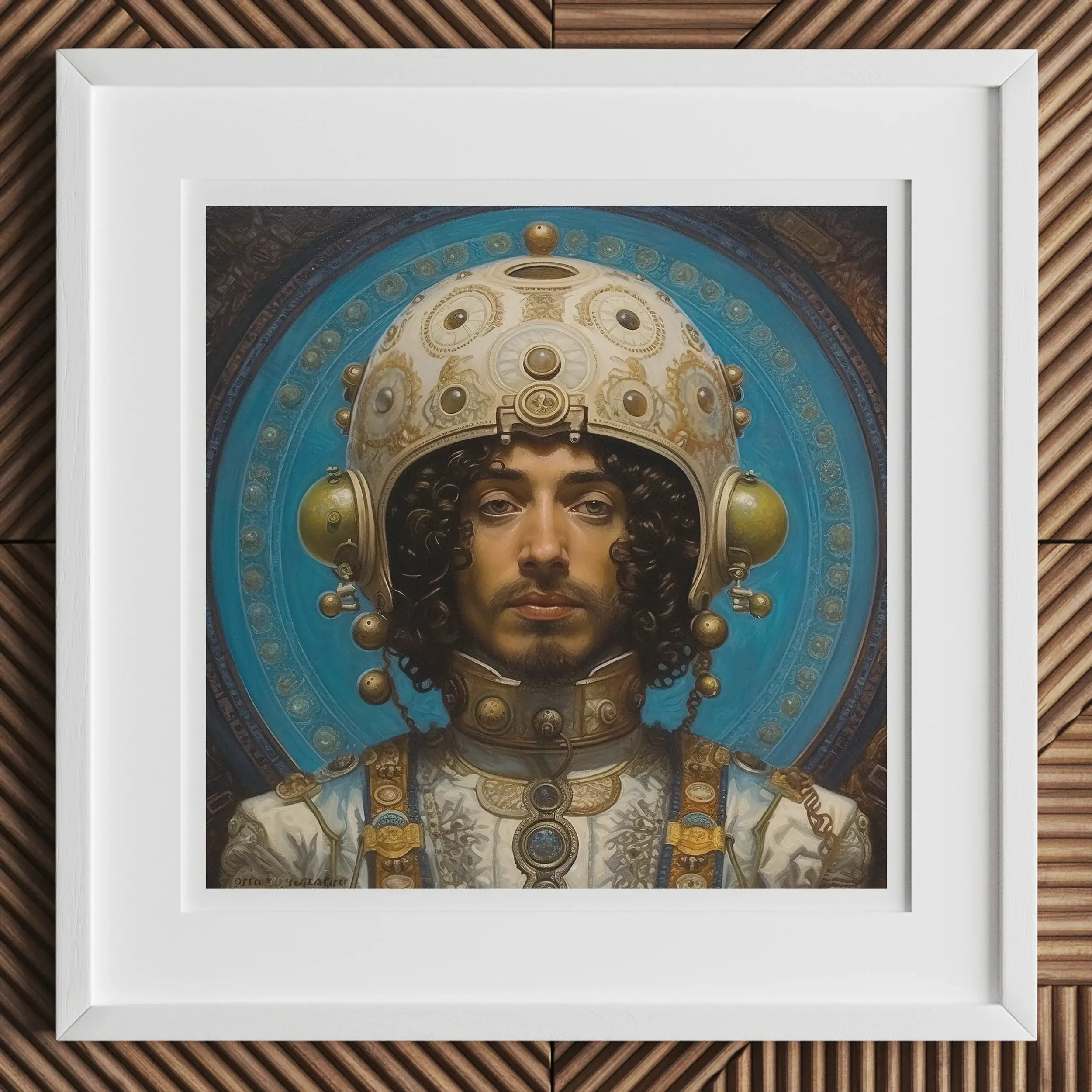 Mehdi - Gay Muslim Astronaut Aesthetic Art Print Posters Prints & Visual Artwork