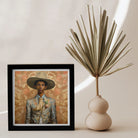 Mallaravan - Tamil Transman Cowboy Art Print 12’’x12’’ Posters Prints & Visual Artwork