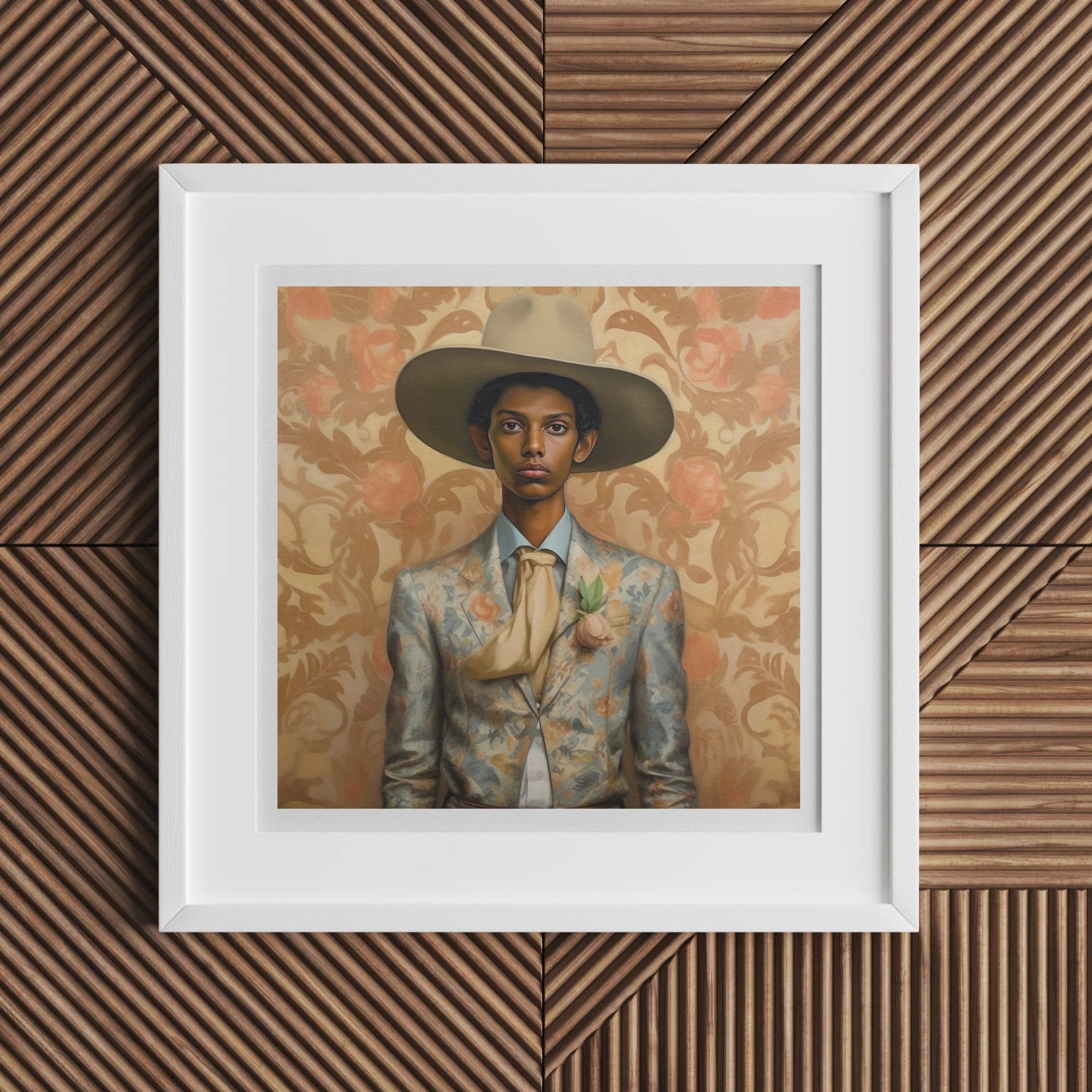 Mallaravan - Tamil Transman Cowboy Art Print 20’’x20’’ Posters Prints & Visual Artwork