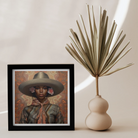 Sadie - Lesbian Black Cowgirl Art Print 12’’x12’’ Posters Prints & Visual Artwork