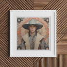 Jacy - Vintage Gay Native American Cowboy Art Print 20’’x20’’ Posters Prints & Visual Artwork