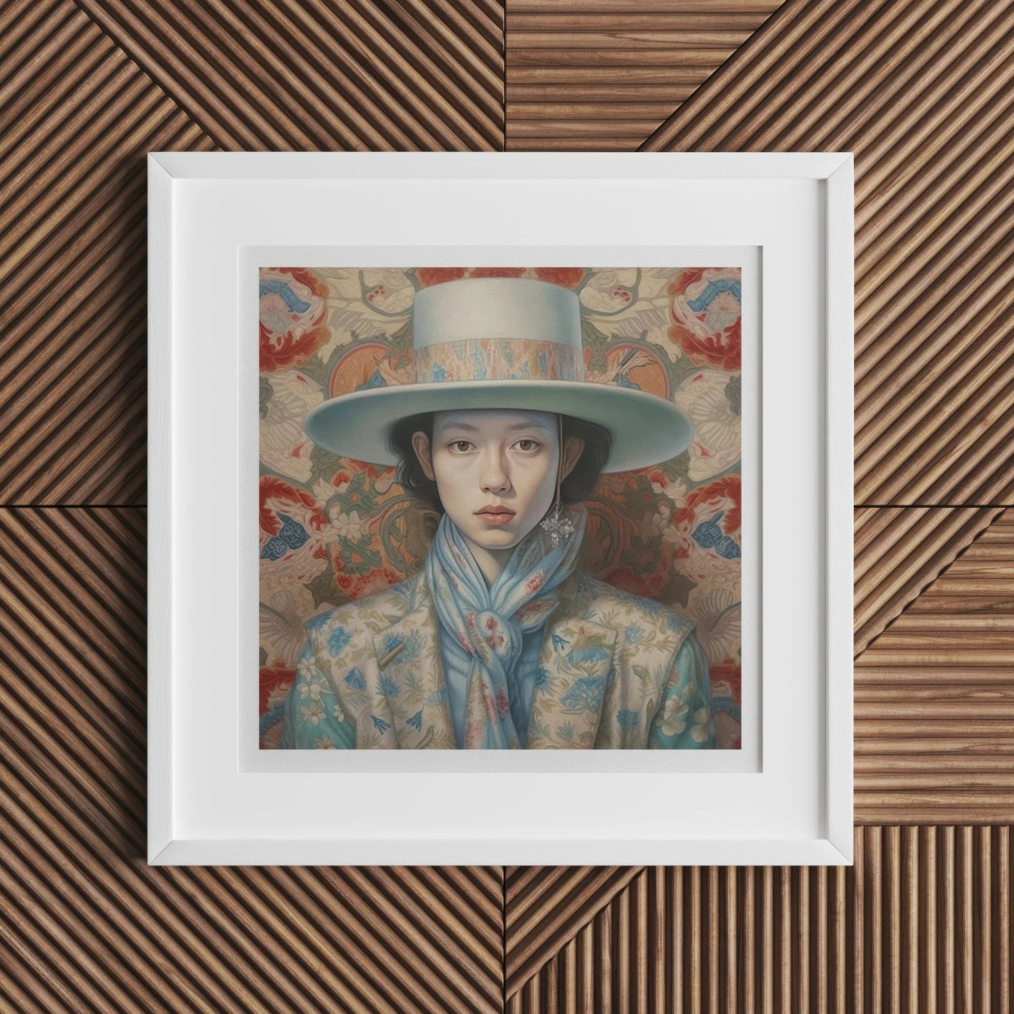 Longwei - Gaysian Femboy Cowboy Art Print Posters Prints & Visual Artwork