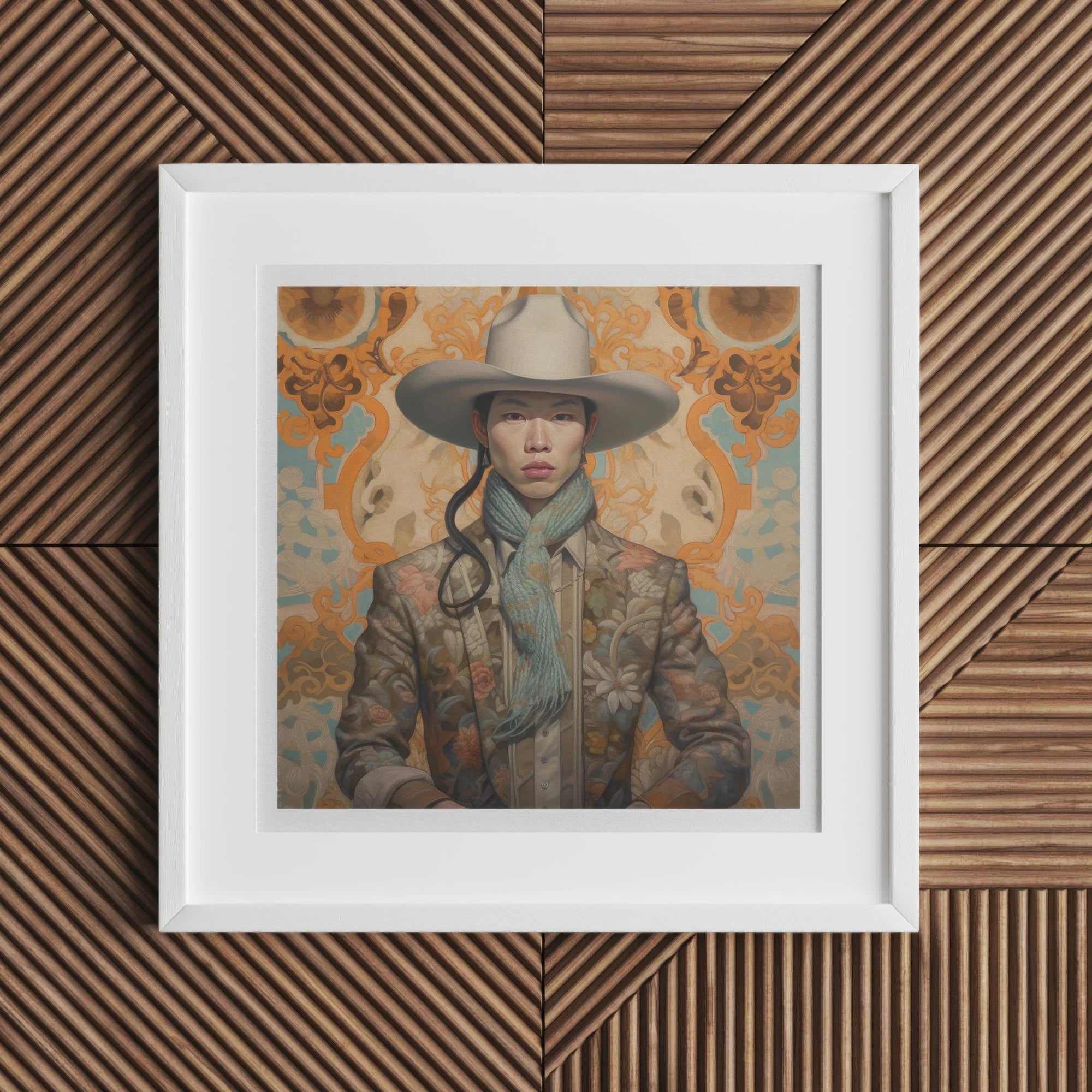 Baihu - Gay Chinese Cowboy Art Print Posters Prints & Visual Artwork