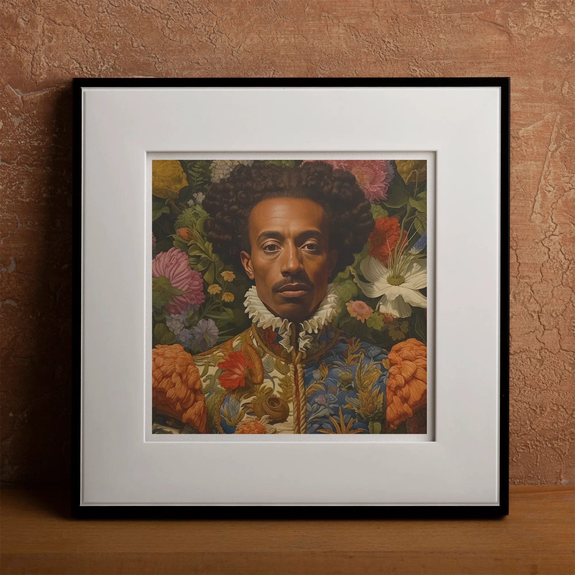 Prince Wesley - Afroamerican Gay Royalty Baroque Art Print Posters Prints & Visual Artwork