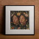 Tuned in - Black Transgender Twins Art Print Posters Prints & Visual Artwork