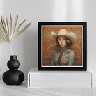 Anahita - Arabic Lesbian Cowgirl Art Print Posters Prints & Visual Artwork