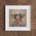 Dai Lu - Gaysian Lesbian Cowgirl Art Print 16’’x16’’ Posters Prints & Visual Artwork